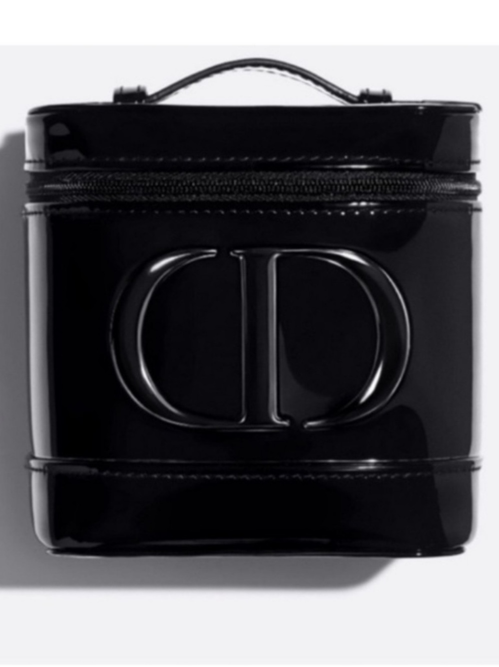 DIOR Black Top Handle Cosmetic Bag GWP